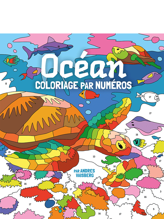 Océan coloriage par numéros