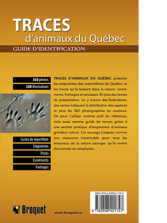Traces d’animaux du Québec – Guide d’identification – Image 2